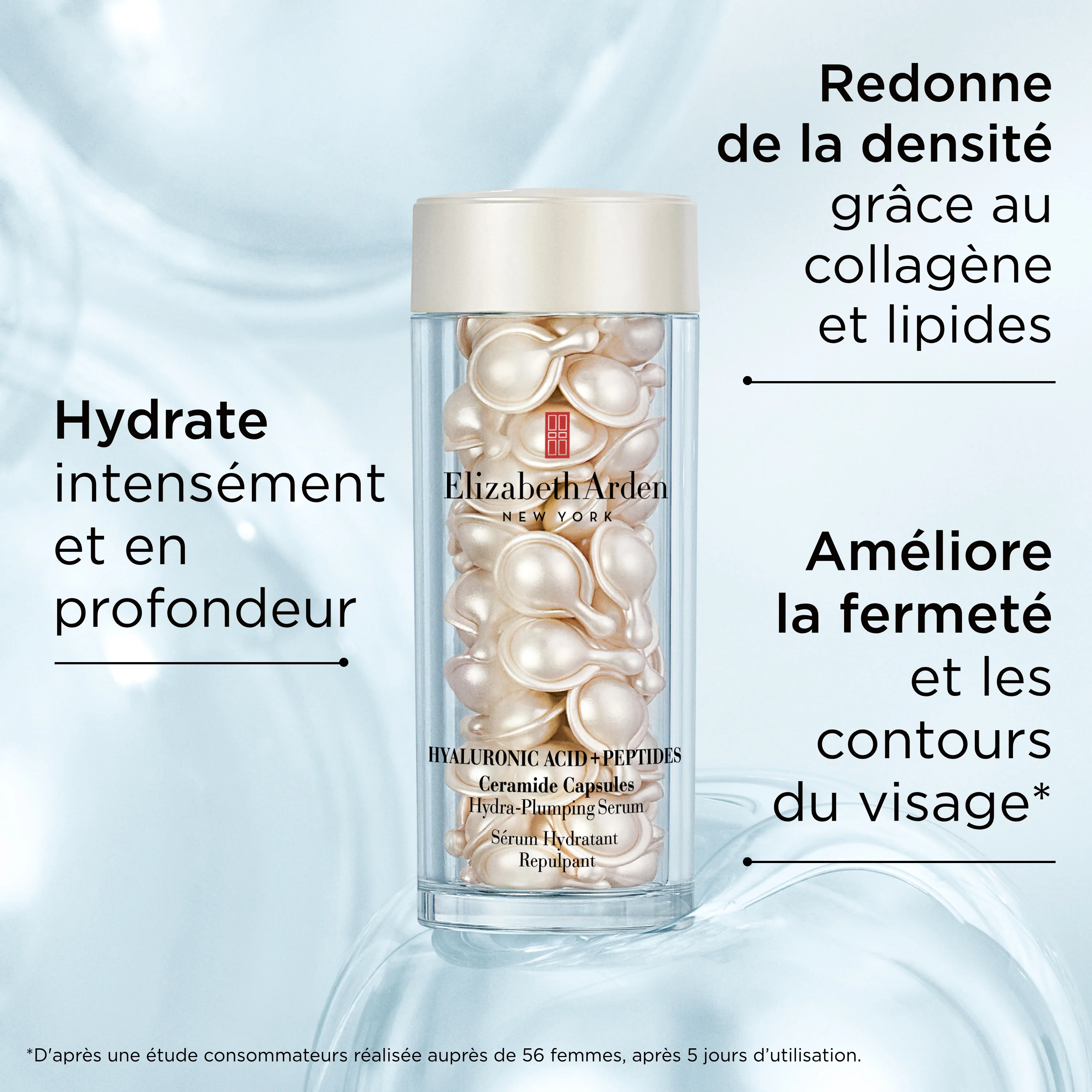 Hyaluronic Acid + Peptides Ceramide Capsules Sérum Hydratant Repulpant - Image 8