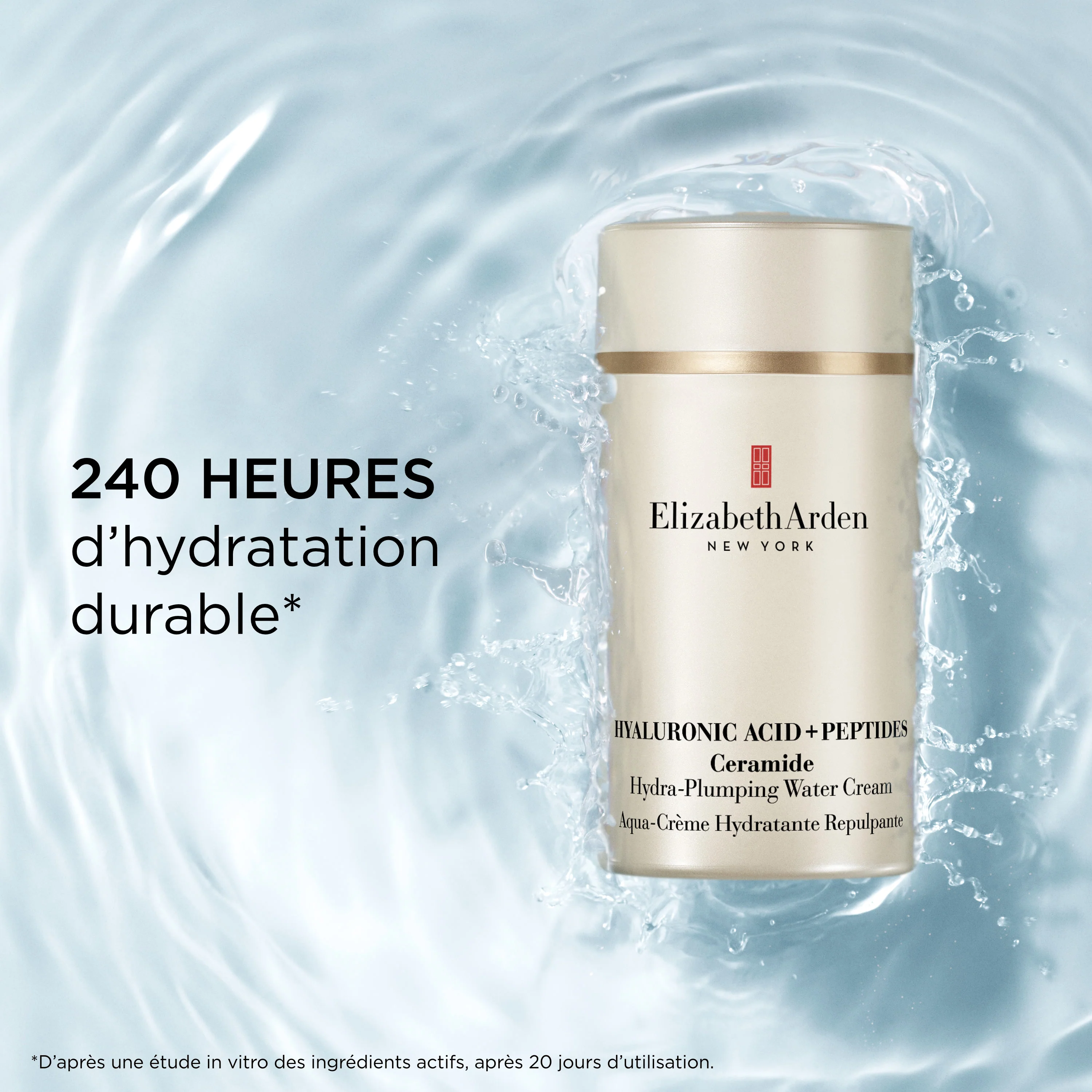 Hyaluronic Acid + Peptides Ceramide Aqua-Crème Hydratante et Repulpante - Image 11