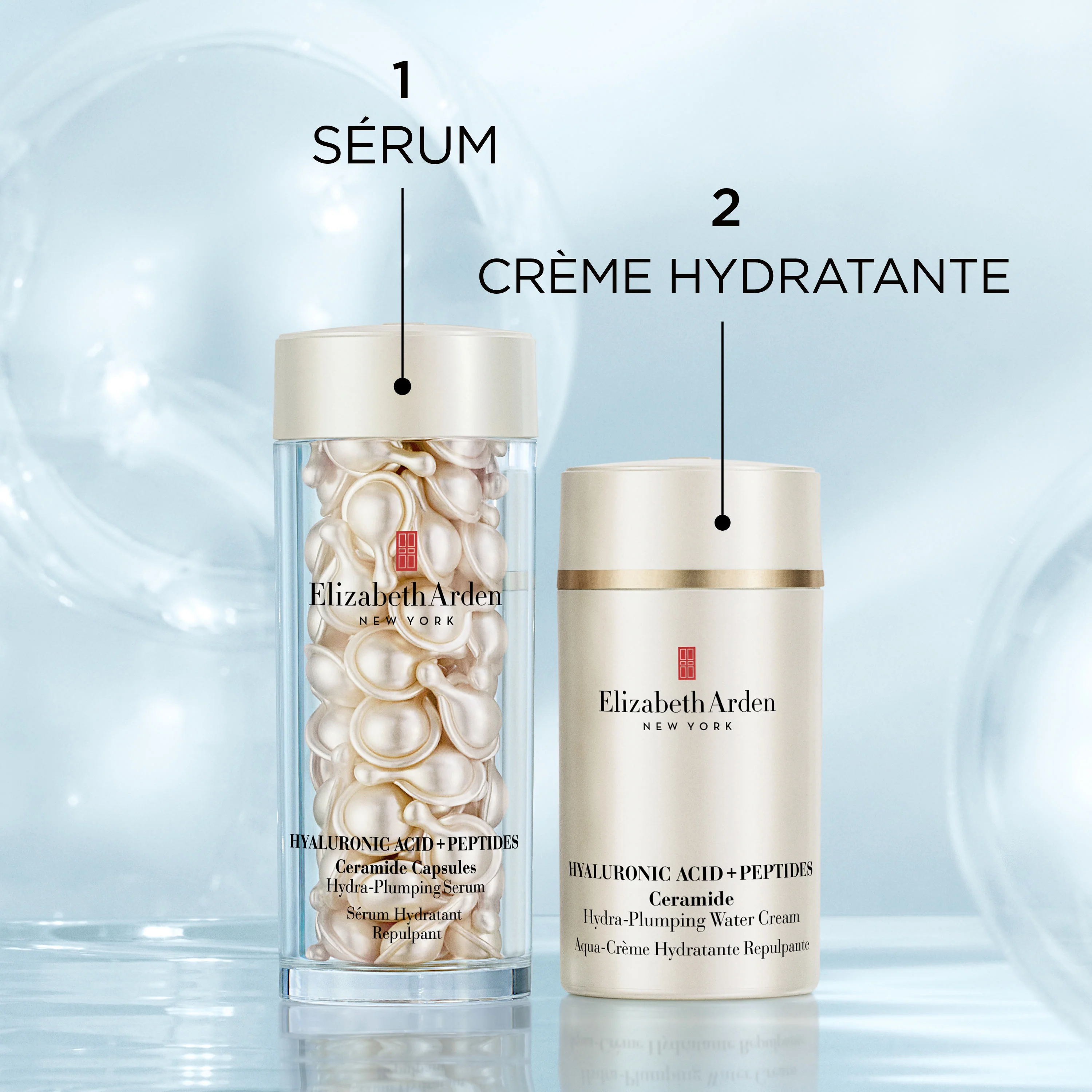 Hyaluronic Acid + Peptides Ceramide Aqua-Crème Hydratante et Repulpante - Image 12