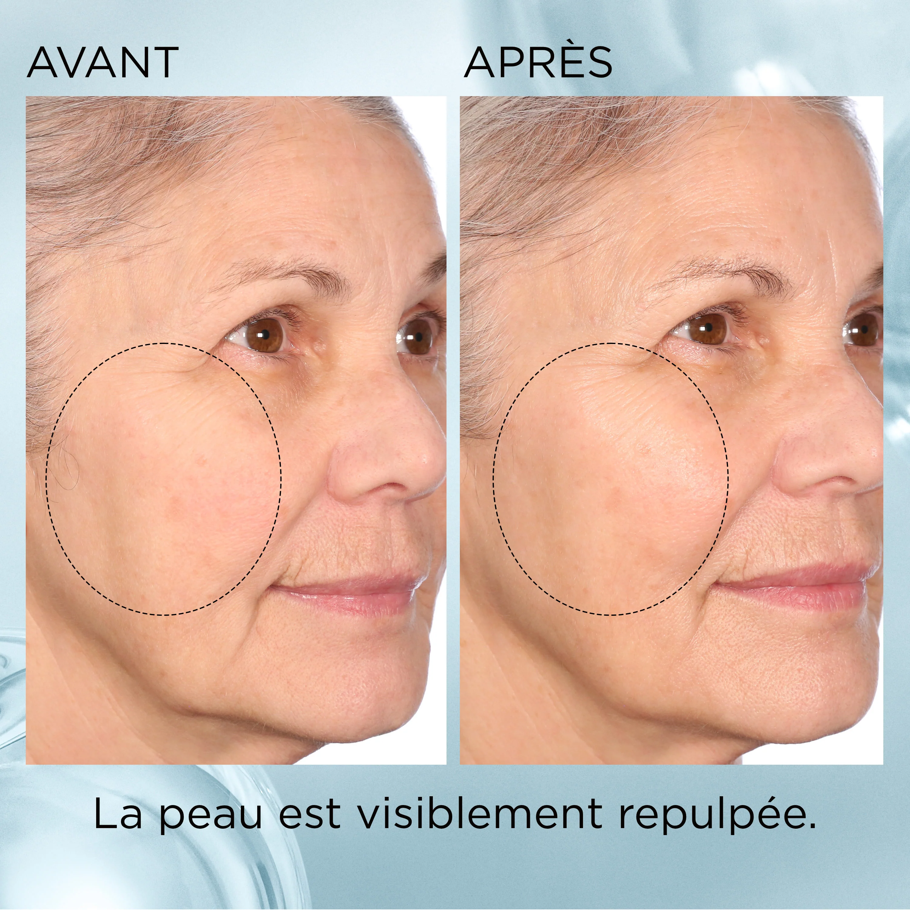 Hyaluronic Acid + Peptides Ceramide Aqua-Crème Hydratante et Repulpante - Image 3