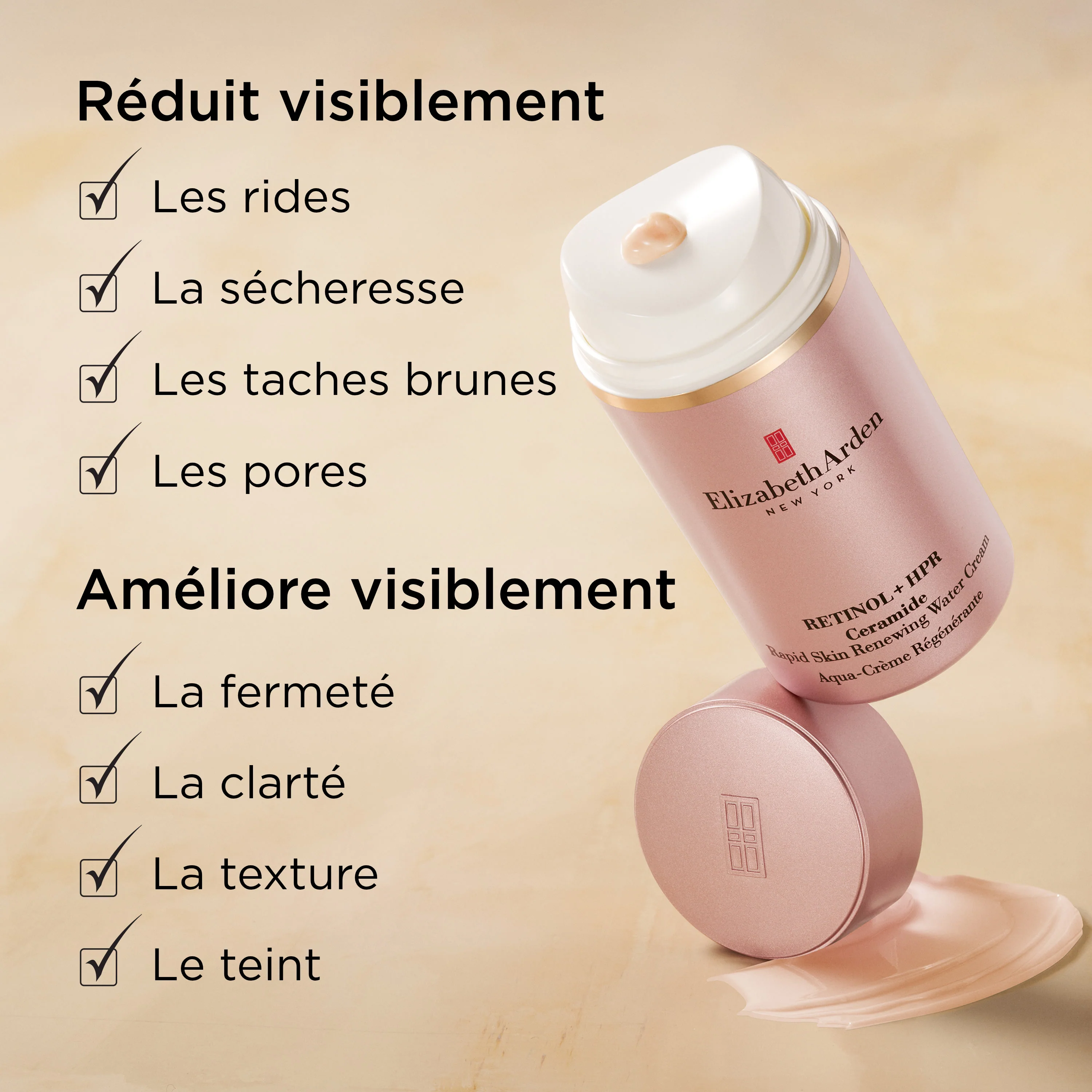 Rétinol + HPR Ceramide Aqua-Crème Régénérante - Image 5