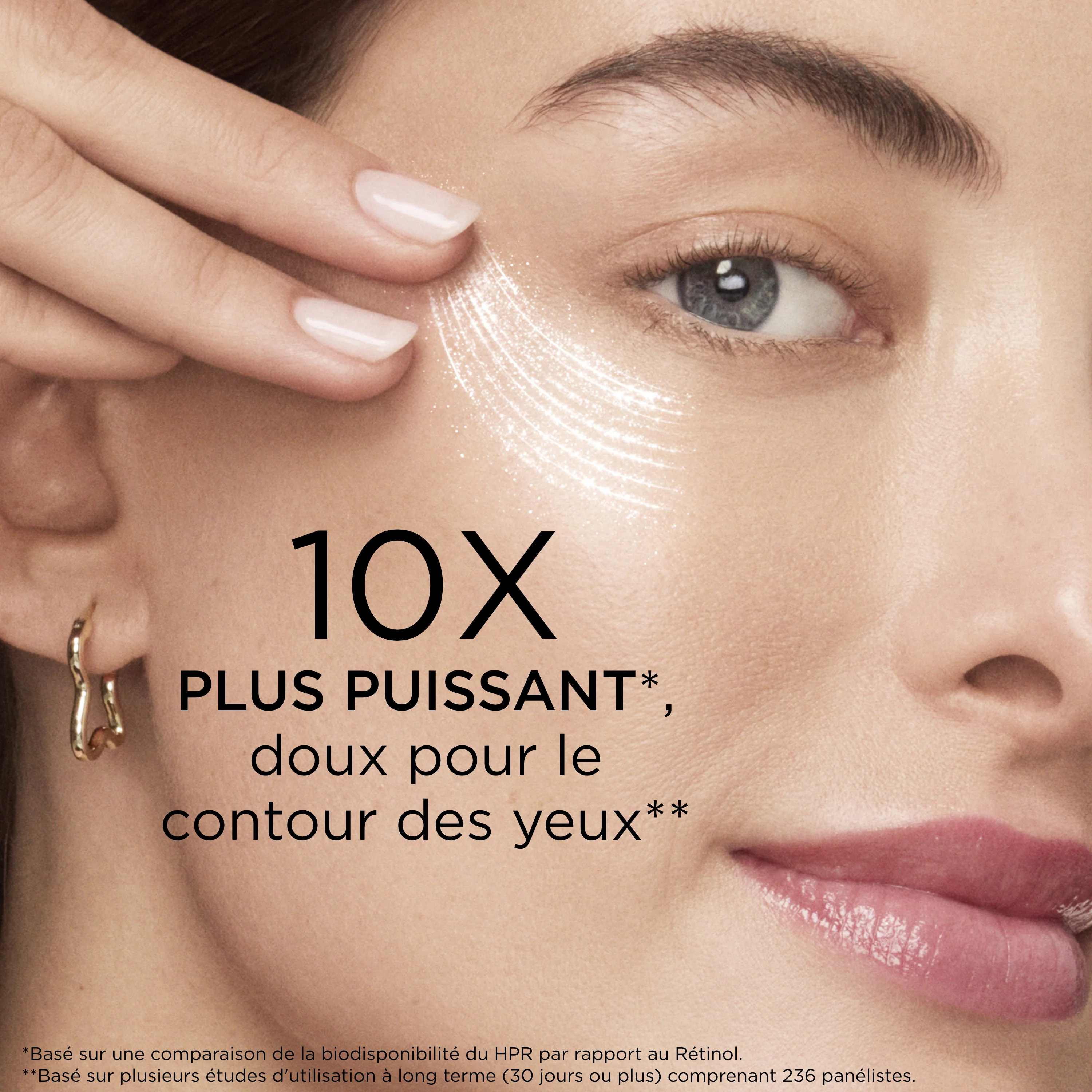 Rétinol + HPR Ceramide Crème Contour des Yeux Régénérante - Image 4