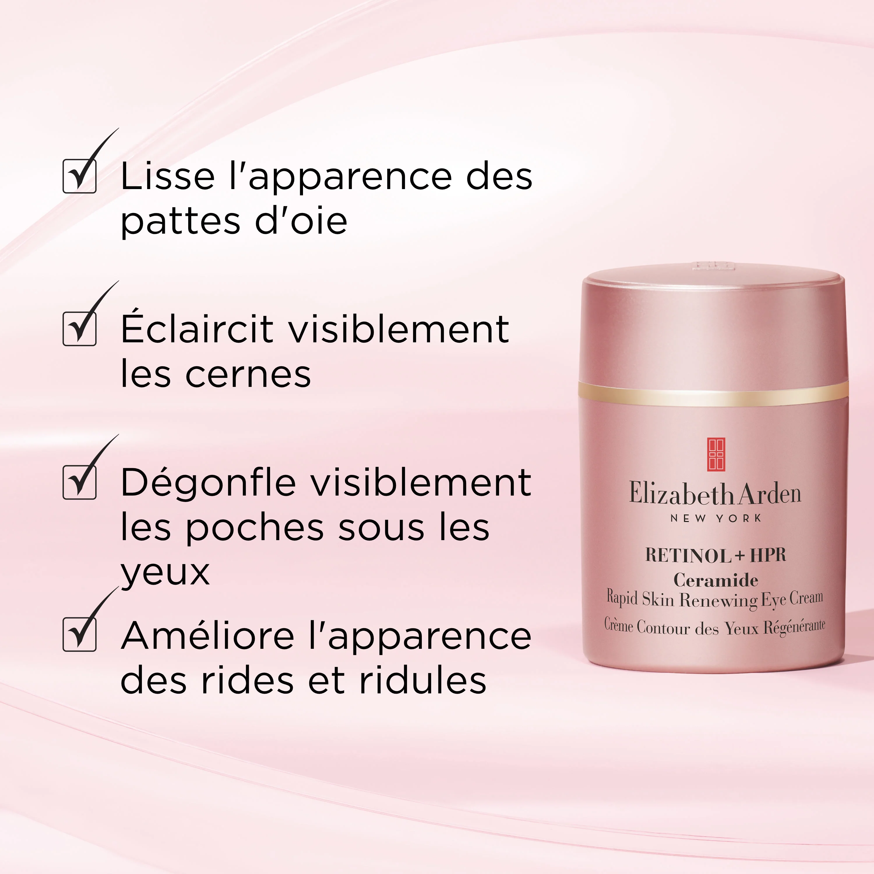 Rétinol + HPR Ceramide Crème Contour des Yeux Régénérante - Image 5